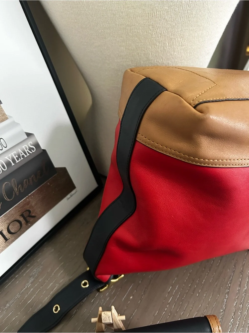Coach Legacy Colorblock Leather Crossbody Bucket Bag, Matching Wallet, Vintage